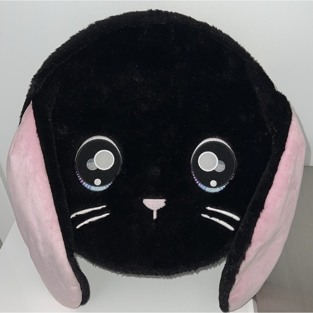 (…7)Black Bunny Case 15" Faux Fur Great Condition! Na Na Na Surprise BOX ONLY